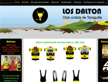Tablet Screenshot of clubciclistalosdalton.com